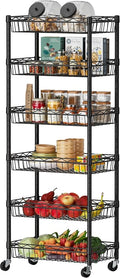 SINGAYE 6 Tier Basket Shelf Wire Shelving Unit Adjustable Storage Shelves Big by SINGAYE