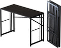 Folding Desk 40 inch Writing Gaming Computer Camping Desk, No Assembly Required by Lutown-TeenHome