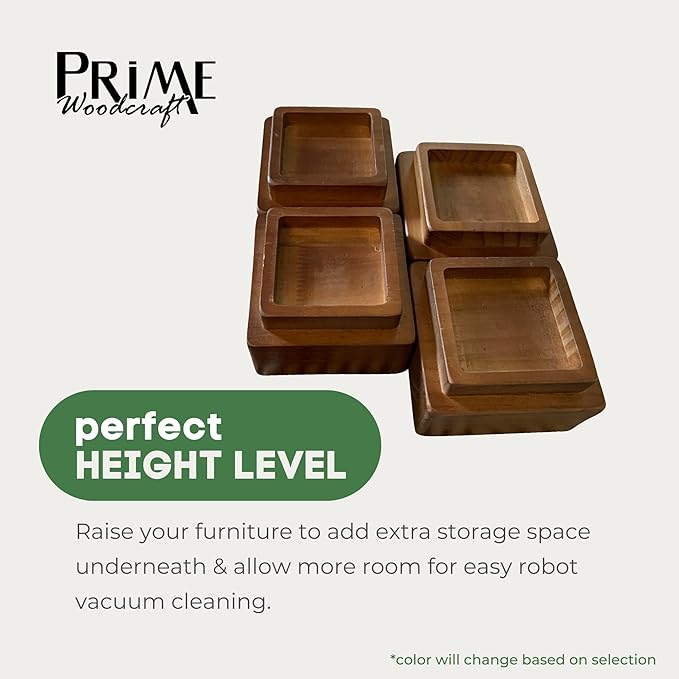 Walnut Wood Risers - Image 4
