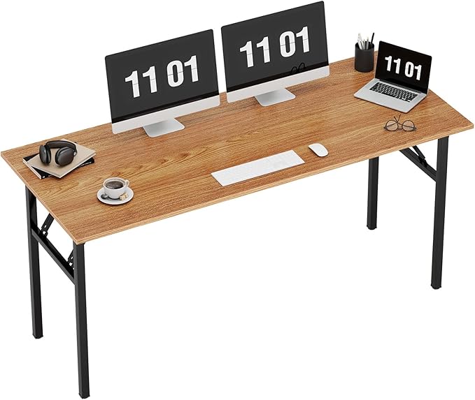 SDHYL 62 inches No Assembly Foldable Computer Desk - Image 9