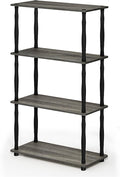 Furinno Turn-N-Tube 4-Tier Multipurpose Shelf Display Rack, Classic Tubes by Furinno-FitsYourSpaceFitsYourBudget