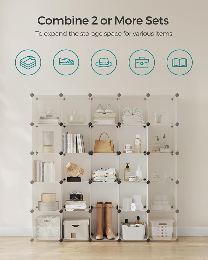 SONGMICS Cube Storage Organizer, Closet Organizers and Storage, Room - Image 5