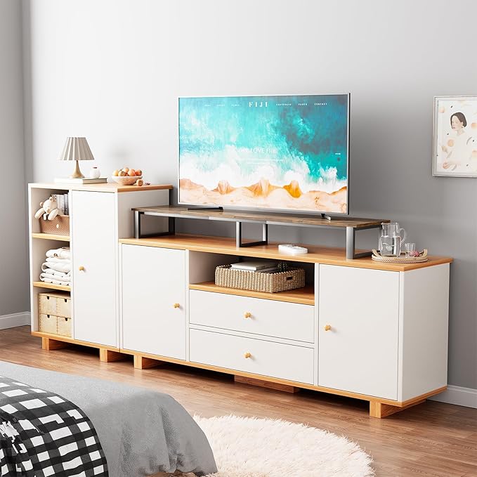 59" Large TV Riser Stand for 32-75 Inch TV, TV Shelf - Image 7