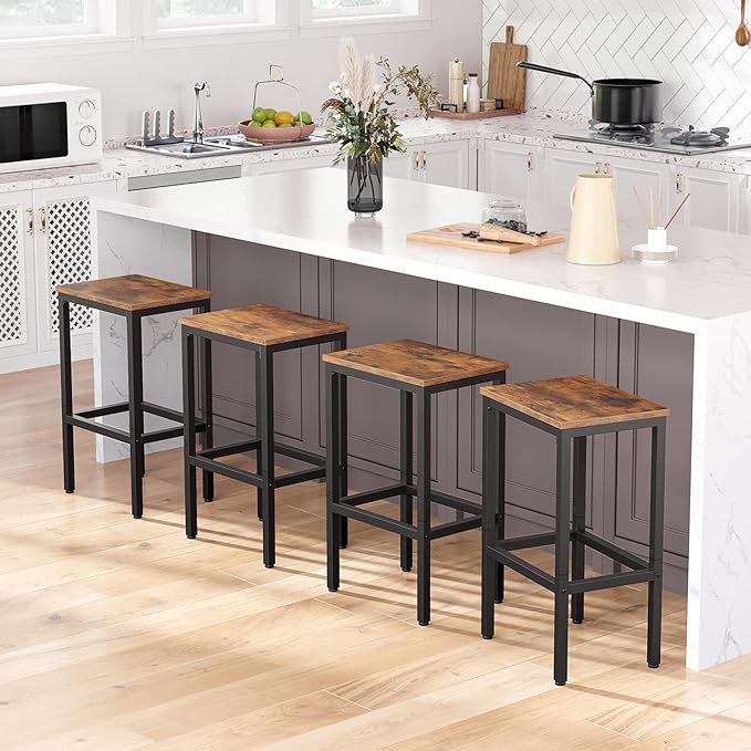 HOOBRO Bar Stools, Adjustable Feet, - Image 6