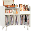 Record Player Stand, Large Record Player Table Cabinet by Unknown
