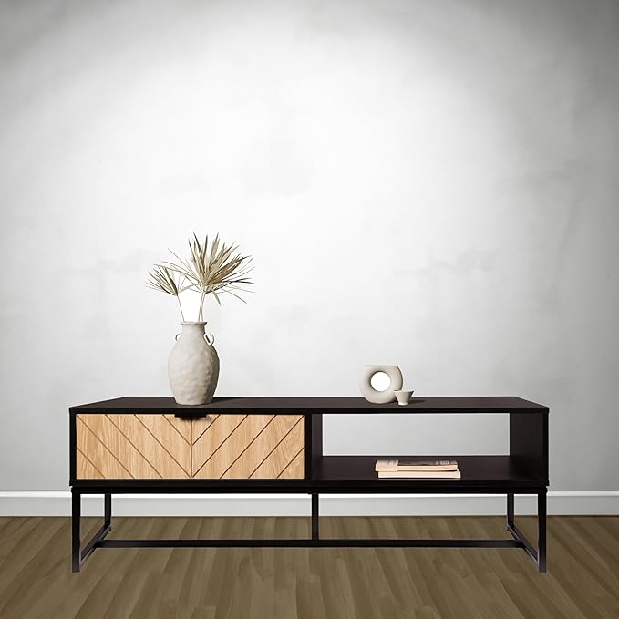 AC Pacific Bali Coastal Modern TV Stand - Image 2