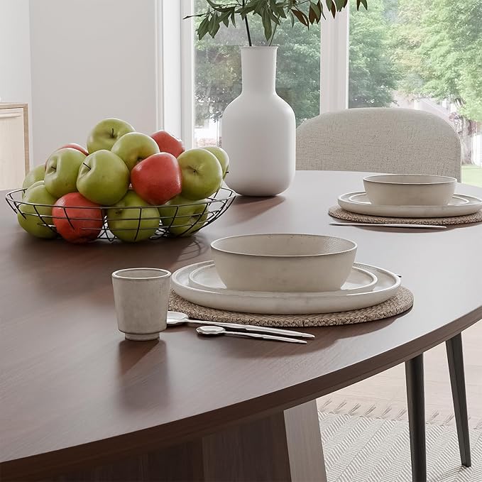 Casaphoria 67" Oval Dining Table, Modern Wood Kitchen Table - Image 8