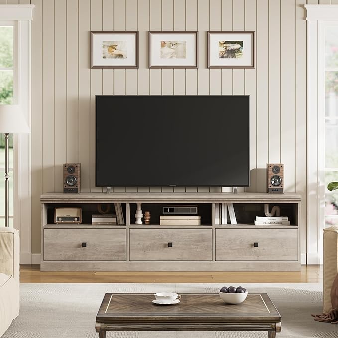 GarveeHome TV Stand for 65/70/75 Inch TV, Entertainment Center - Image 2