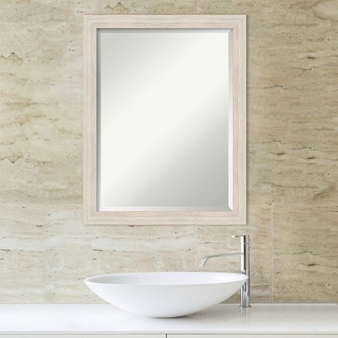 Amanti Art White Bathroom Mirror - Image 5