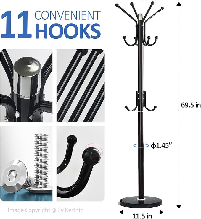 Kertnic Modern Coat Rack Freestanding - Image 3