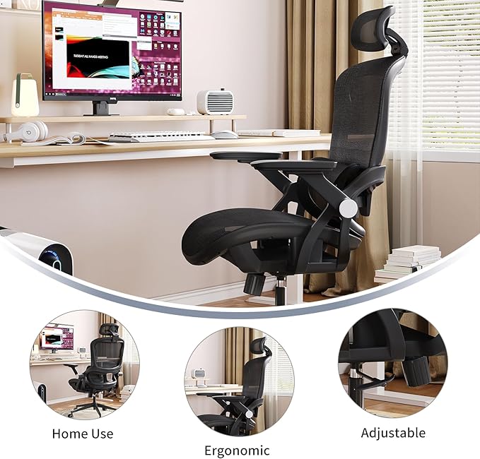 Monhey Office Chair Ergonomic Desk Chair - Image 2