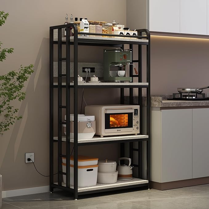 Adjustable 4-Tier Heavy Duty Kitchen Baker's Rack - Image 7