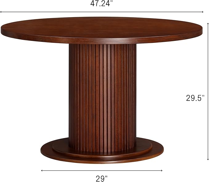 NTC Summit 47 Inch Modern Design, Round Dinner Table - Image 2