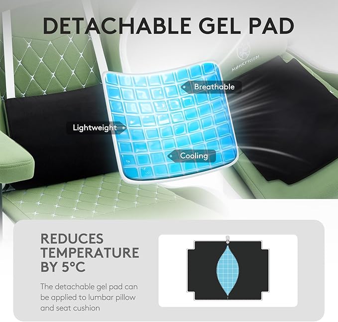 Gaming Chair Breathable Fabric, Computer Office Chair - Image 5