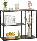 HDANI Console Table, Narrow Entryway Table, 3 Tier Metal Hallway Table by HDANI