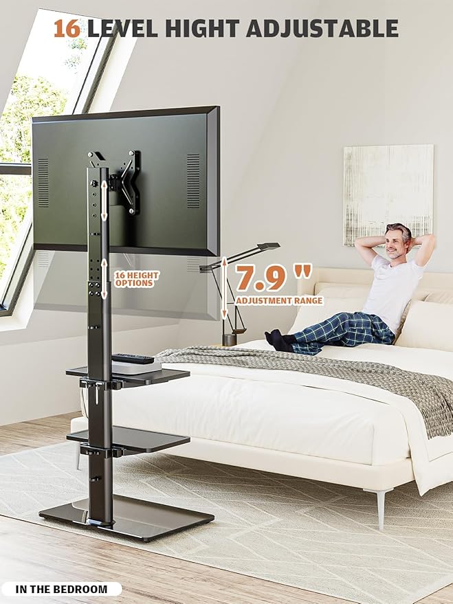 Universal Floor TV Stand with Mount - Image 5