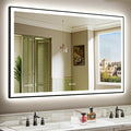 57x36 Inch LED Bathroom Mirror by YEELAIT