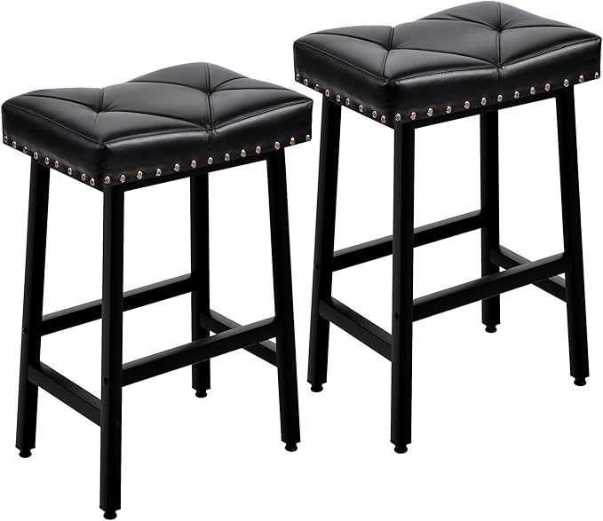 VECELO 25 inch Counter Height Stools by VECELO