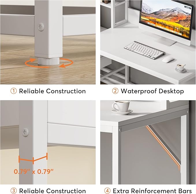 Tribesigns 55 Inch Computer Desk - Image 9