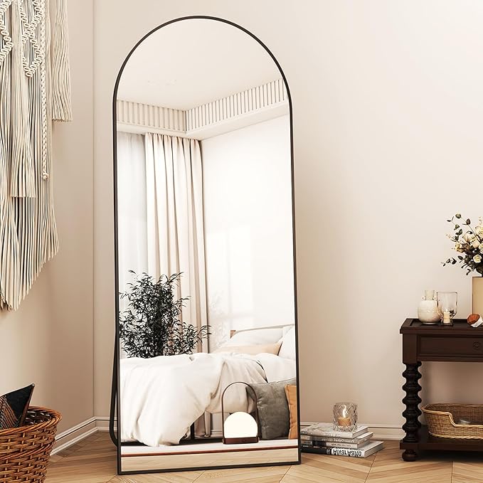 56"x21" Arched Full Length Mirror Floor Mirrors - Image 5