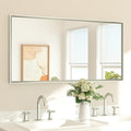 TETOTE Brushed Nickel Bathroom Mirror by TETOTE