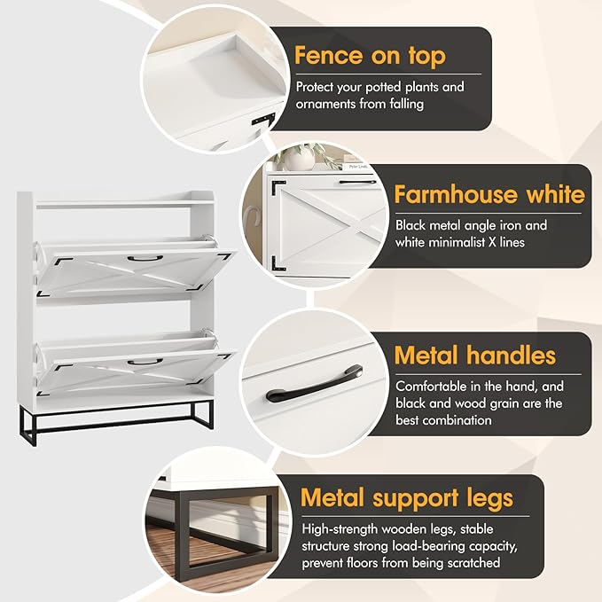 Maupvit Shoe Storage Cabinet - Image 4