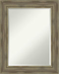 Amanti Art Grey Wall Mirror 30x24 Alexandria Greywash Rectangle Bathroom Mirror by AmantiArt
