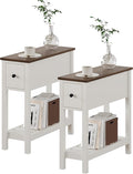 ChooChoo Narrow End Table, Small Side Table by ChooChoo