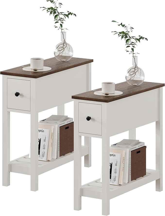 ChooChoo Narrow End Table, Small Side Table by ChooChoo