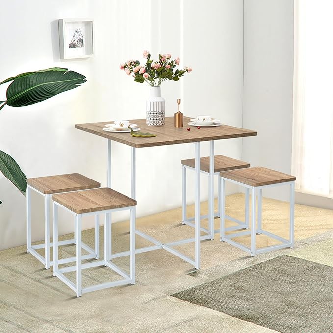 Giantex 5 Piece Dining Table Set, Dining Set - Image 7