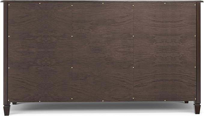 SIMPLIHOME Connaught SOLID WOOD 60 inch Wide Traditional Wide Storage Cabinet - Image 13