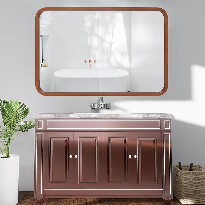 WallBeyond 24x36 Inch Wood Mirror - Image 8
