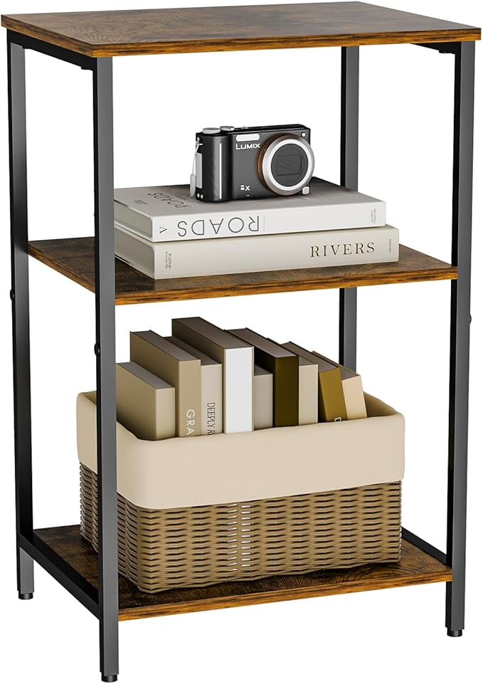 X-cosrack Side Table, Small End Table Record Player Stand - Image 8
