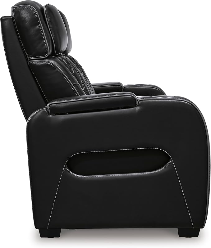 Signature Design by Ashley Boyington Contemporary Leather Match Power Reclining - Image 5