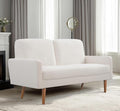 Kent Velvet Loveseat Sofa, European Style by ContainerDirect