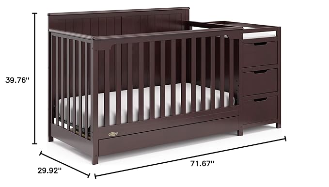 Graco Hadley All-in-One Convertible Crib & Changer – GREENGUARD Gold Certified - Image 19