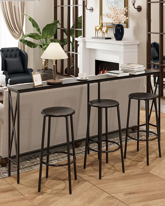 Masupu 70.9" Console Table, Modern Narrow Long Sofa Table Behind Couch - Image 6