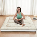 Dr.Futon Japanese Floor Futon Mattress Extra Thick Folding Roll Up Bed Topper by Dr.Futon