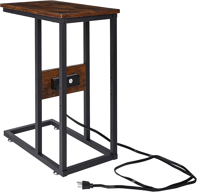 VECELO C Shaped End Side Table - Image 6