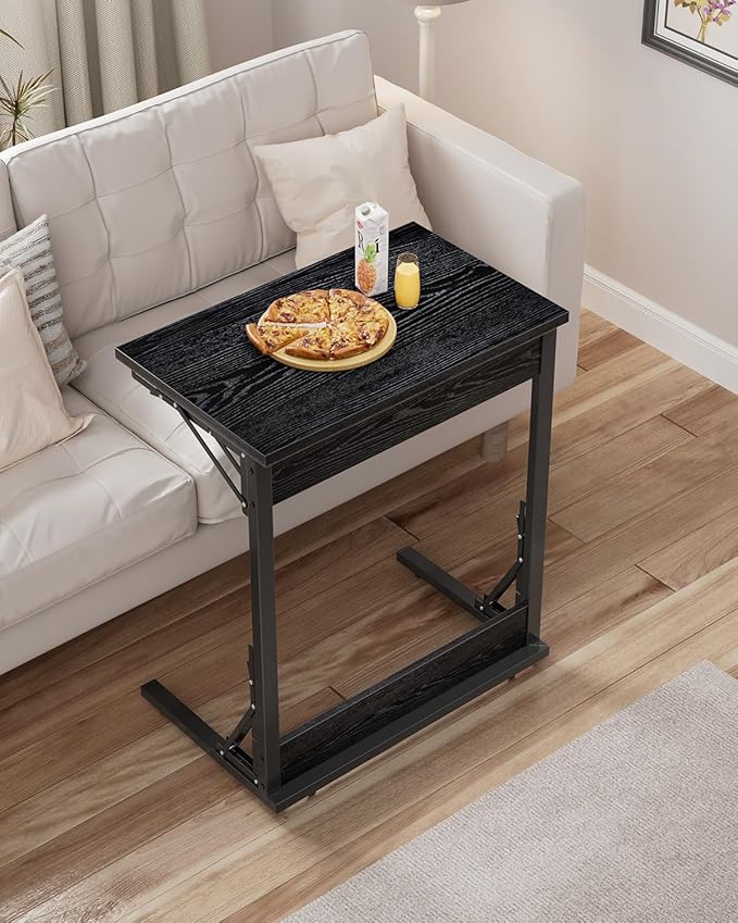 Tatub Folding TV Tray Table, Small Sofa-Side Laptop Desk - Image 2