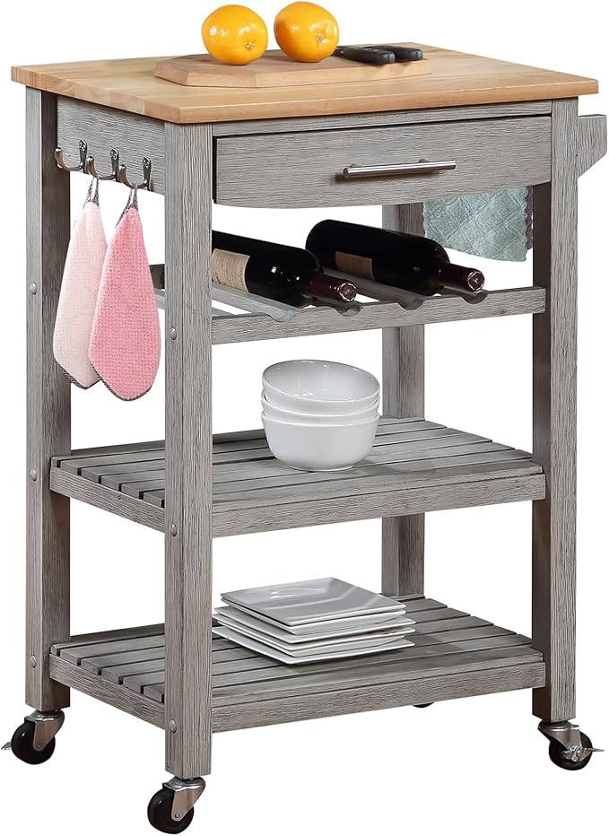 Convenience Concepts Ellaine 4 Tier Kitchen Cart - Image 2