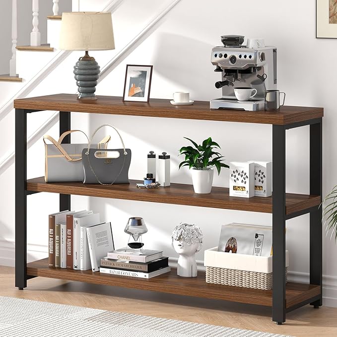EXCEFUR 47" Entryway Table, Industrial Console Table - Image 5