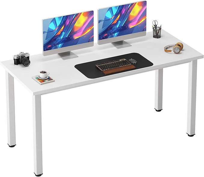 Need 54.3 Inch Large Computer Desk, Modern Simple Style Desk by Need