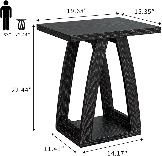 End Tables Living Room. Side Table Beside Sofa. Modern End Table - Image 2