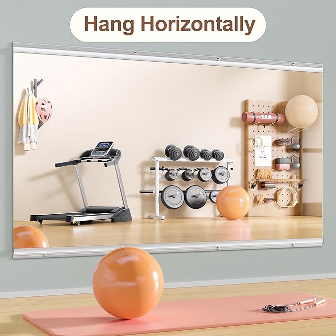 Hasipu Home Gym Mirror 63" L x 28" W - Image 4
