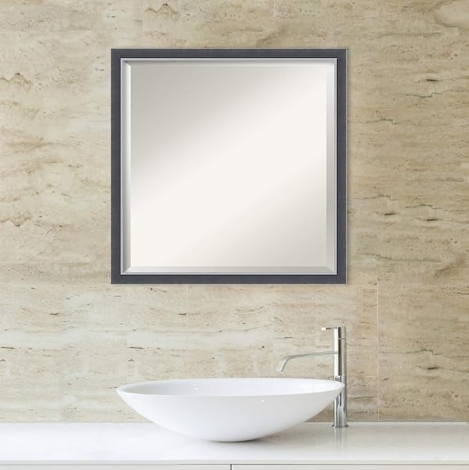 Amanti Art Black Bathroom Mirror - Image 5