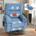 Dual Motor Power Lift Recliner Chair, 8 Positions Vibration Massage Recliner by Outdoorchairs