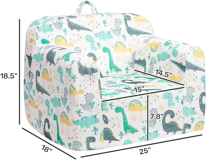ALIMORDEN Kids Ultra-Soft Snuggle Foam Filled Chair, Single Cuddly Sofa - Image 3