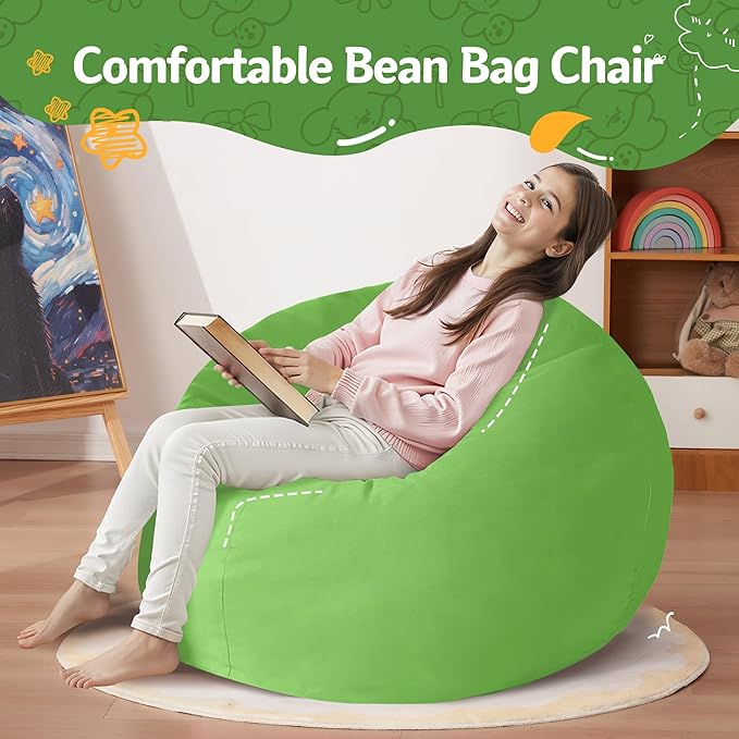 Homguava 2FT Bean Bag Chair: 2' Bean Bags - Image 7