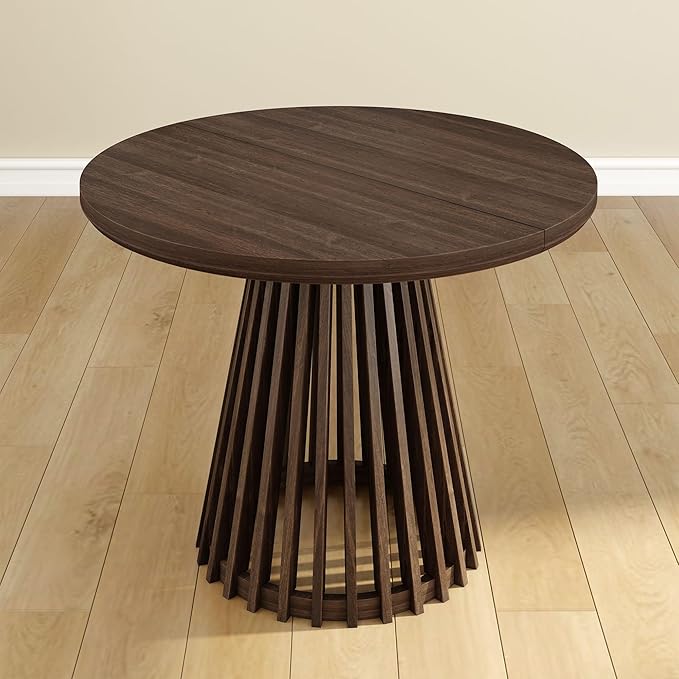 Plank+Beam Lido Round Dining Table, Minimalist Kitchen Table - Image 8
